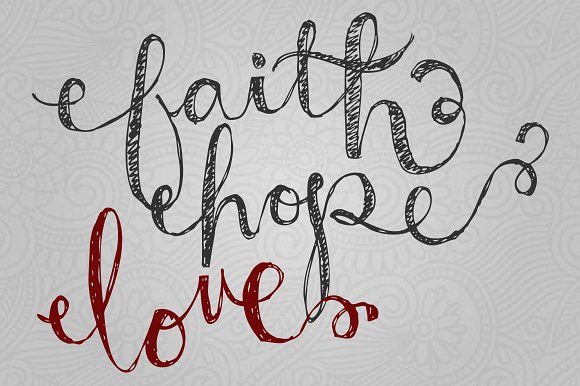 faith hope and love